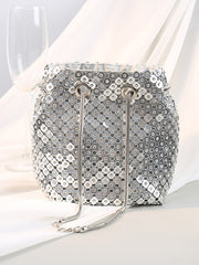 Rhine Stones Snake Chain Crossbody Bags