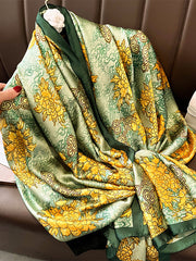 Flower Print Sun Protection Shawl&Scarf