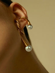 Normcore Asymmetric Geometric Ear Clip