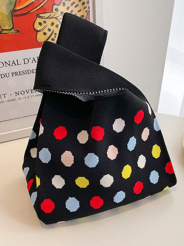 Multi-Colored Polka Dot Bags Handbags