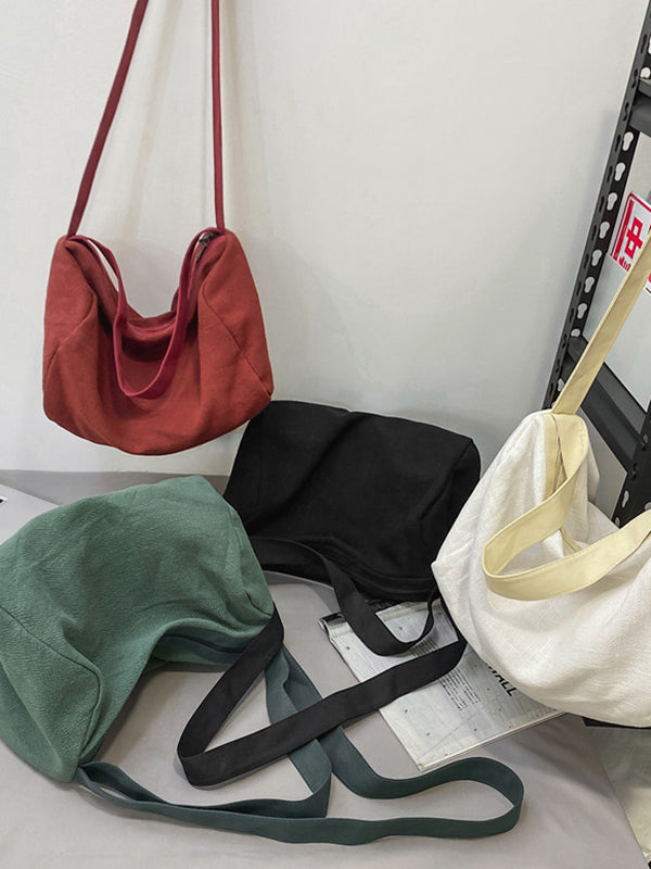 Casual Simple 4 Colors Canvas Bag