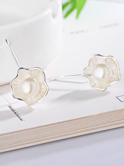 Lotus Pearl Fresh Earrings