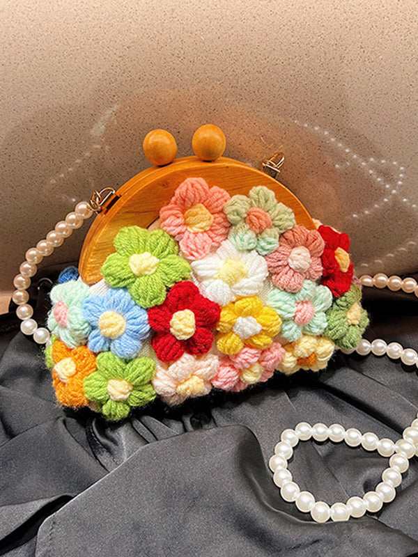 Cadenas Forma de flor Bolsos bandolera Bolsos 