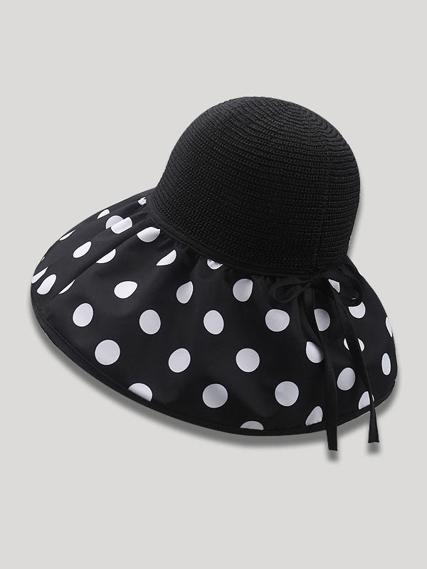 Original Sun Protection Polka-Dot Fisherman Hat