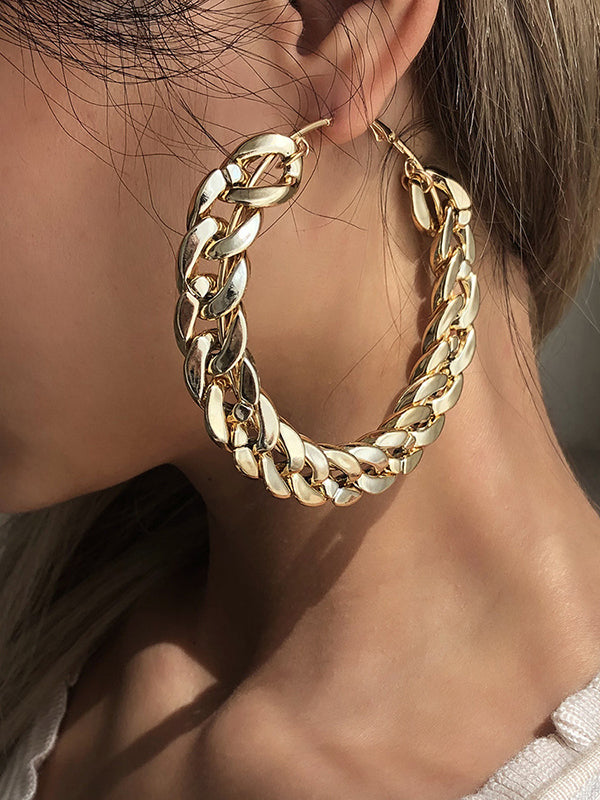 Original Cool Statement Chain Earrings