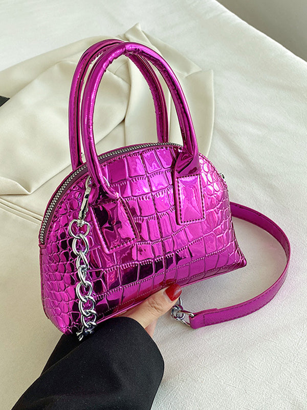 PU Chains Shoulder Bag Handbag