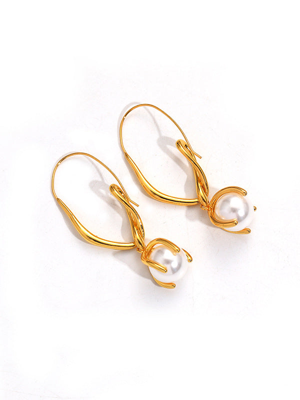 Geometric Drop Earrings