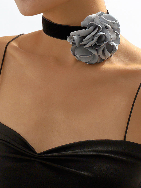 Accesorios para collares con forma de flor 