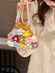 Chains Flower Shape Crossbody Bags Handbags