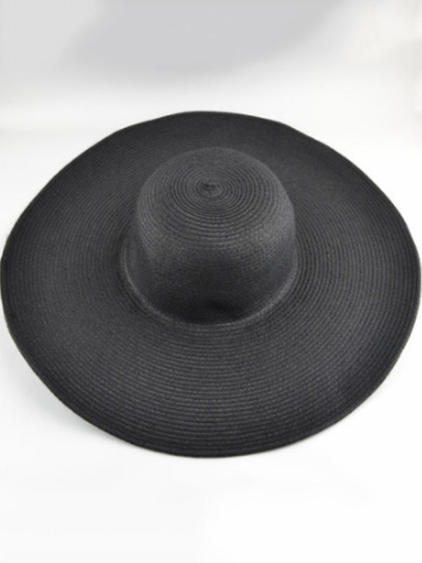 Simple Casual Vacation 10 Colors Wide Brim Hat