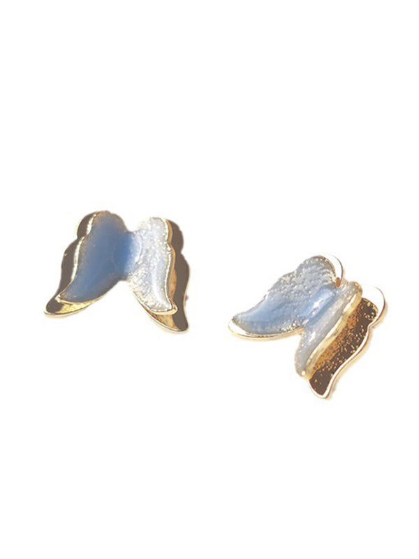 Butterfly Shape Double Layered Ear Clip Earrings Accessories