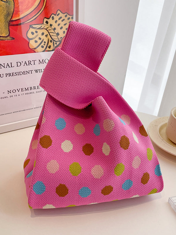 Multi-Colored Polka Dot Bags Handbags