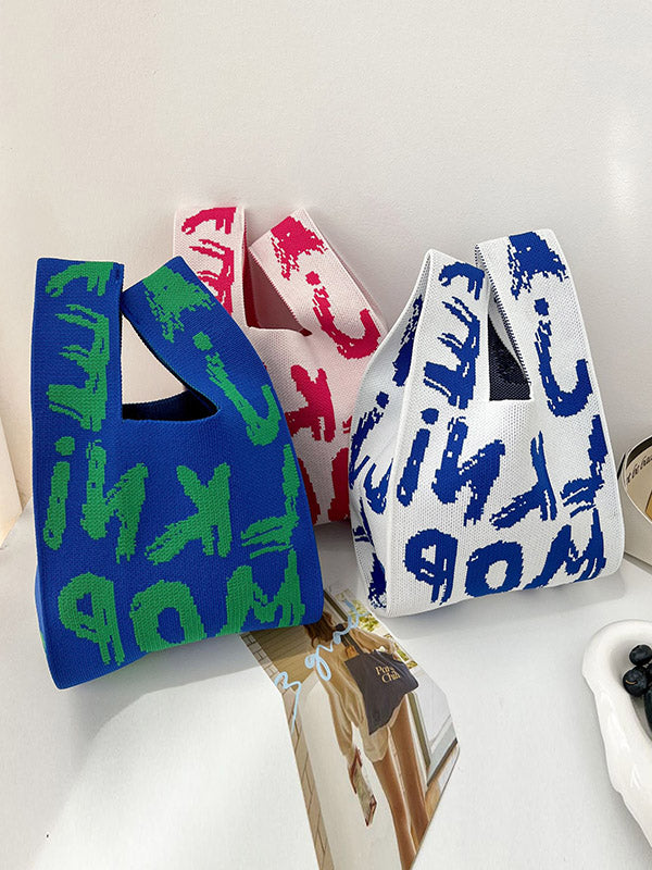 Original Graffiti Contrast Color Bags Accessories