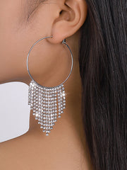 Geometric Tasseled Earrings Accessories