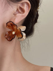 Flower Shape Eardrop Earrings Accessories