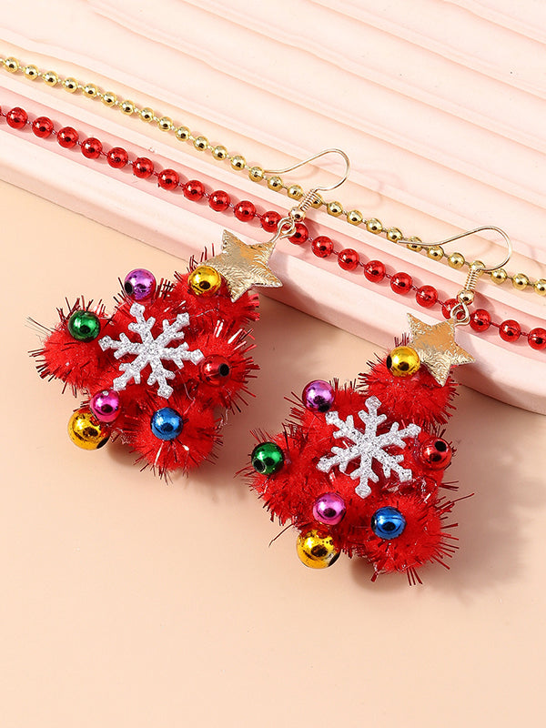 Christmas Tree Earrings Accessories