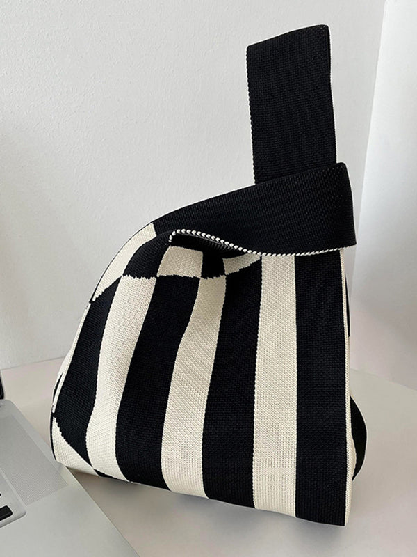 Striped Bags Accessories Woven Handbag