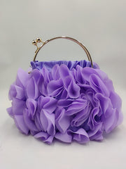 Three-Dimensional Flower Handbags