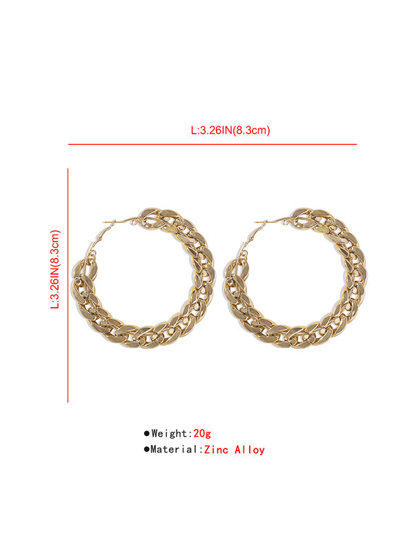 Original Cool Statement Chain Earrings