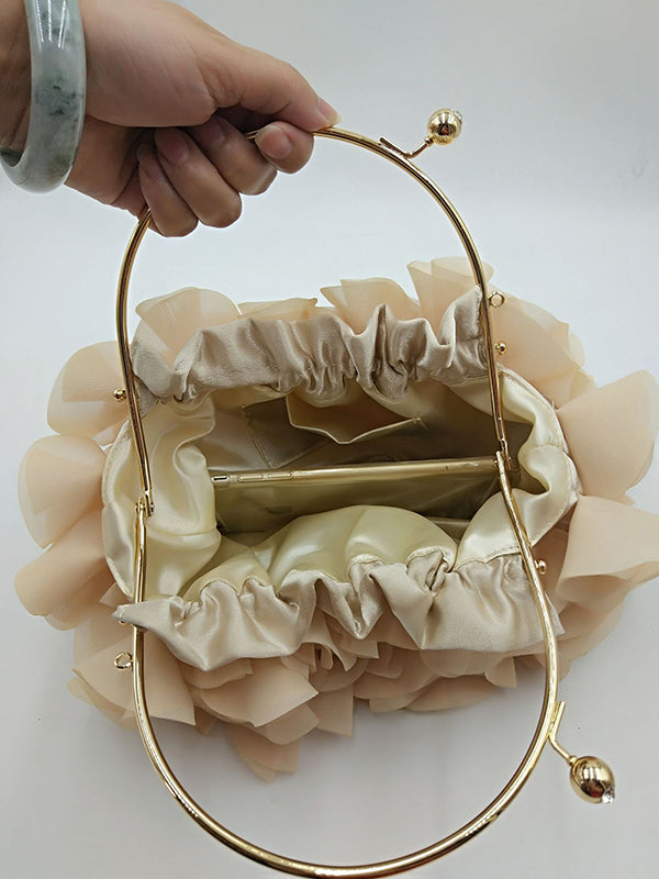 Three-Dimensional Flower Handbags