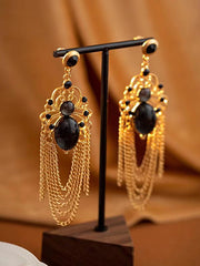 Vintage Tasseled Drop Earrings