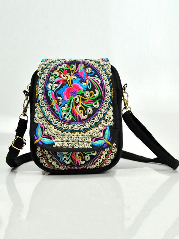 Bolso bordado 4 colores 