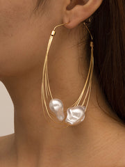 Normcore Tasseled Pearl Ear-Ring