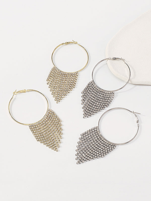 Geometric Tasseled Earrings Accessories