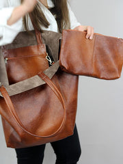 Split-Joint Tote Shoulder Bags Handbags