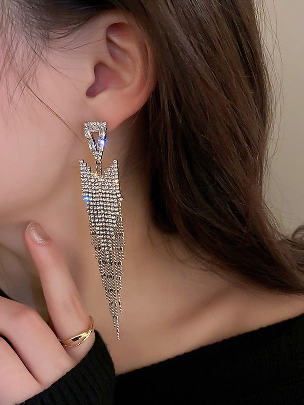 Original Statement Rhinestone Geometric Earrings