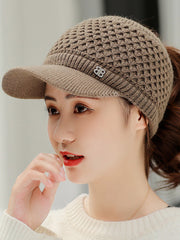 Original Solid Warm Hole Knitting Hat