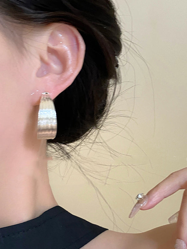 Solid Color Earrings Accessories