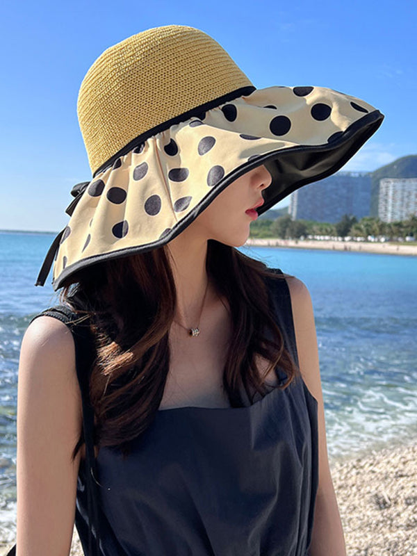 Original Sun Protection Polka-Dot Fisherman Hat