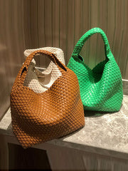 Bolsos tejidos de color liso Bolsos 