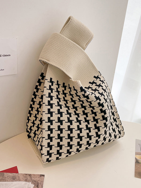 Houndstooth Bags Handbags