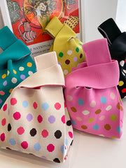 Multi-Colored Polka Dot Bags Handbags