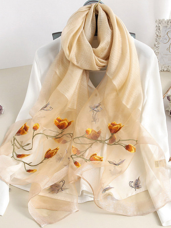 Original Embroidered Split-Joint Shawl&Scarf