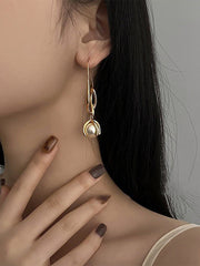 Geometric Drop Earrings