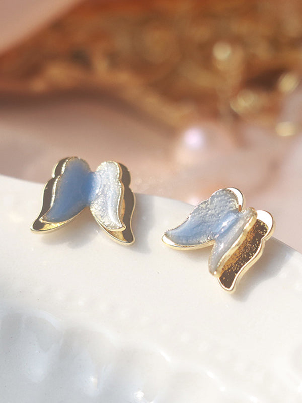 Butterfly Shape Double Layered Ear Clip Earrings Accessories