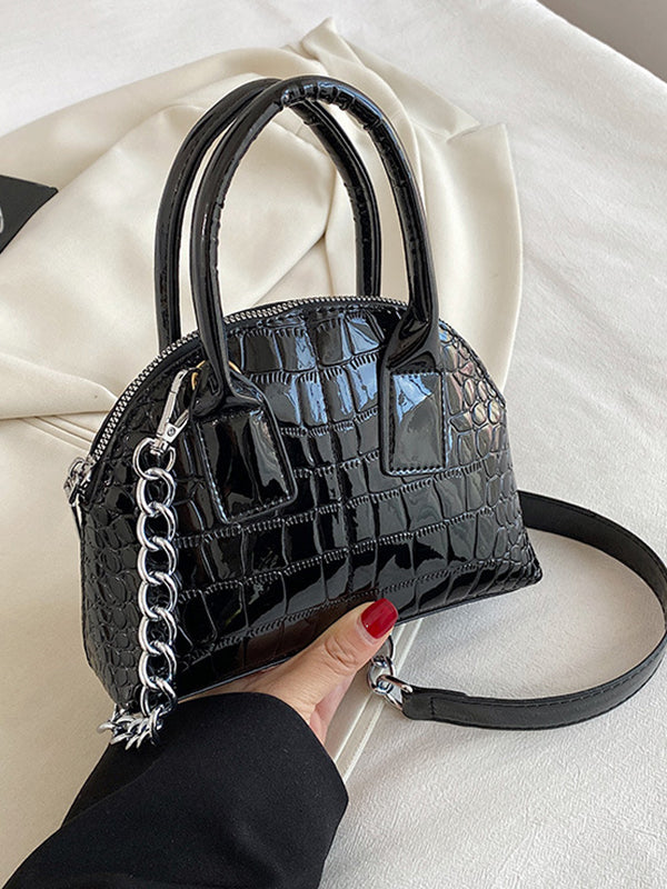 PU Chains Shoulder Bag Handbag