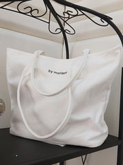 Casual Simple Letter Printed Tote Bag