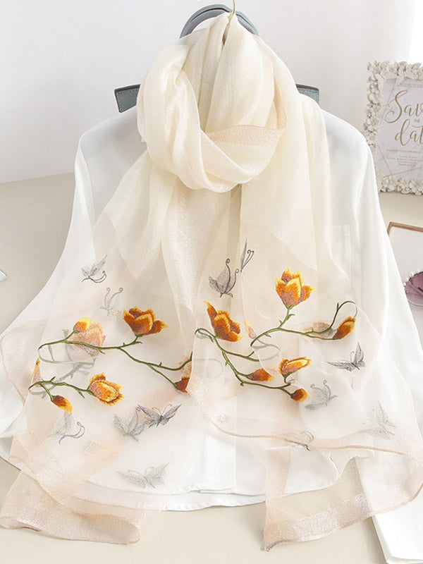 Original Embroidered Split-Joint Shawl&Scarf