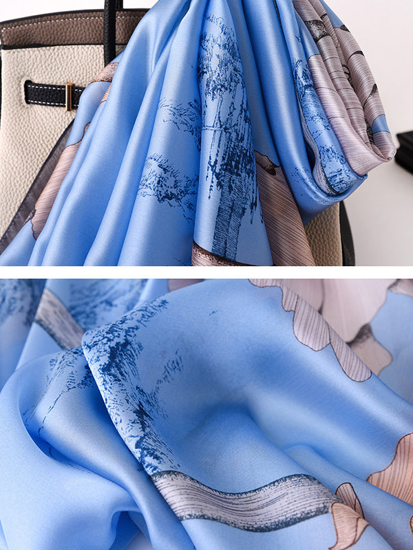 Vacation Floral Printed Shawl&Scarf