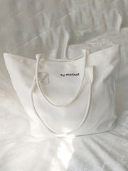 Casual Simple Letter Printed Tote Bag