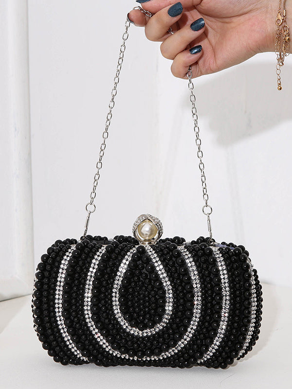 Chains Geometric Rhine Stones Handbags