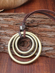 Retro Rings Necklace