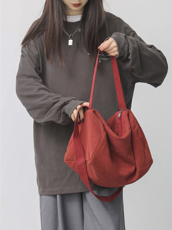 Casual Simple 4 Colors Canvas Bag