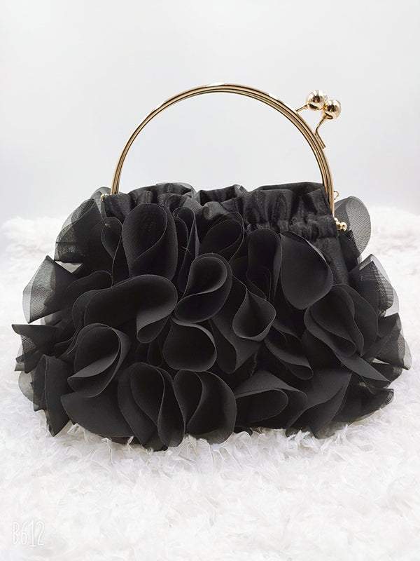 Three-Dimensional Flower Handbags