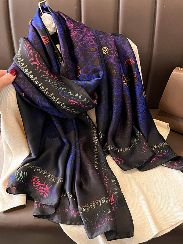 Leopard Printed Sun Protection Shawl&Scarf