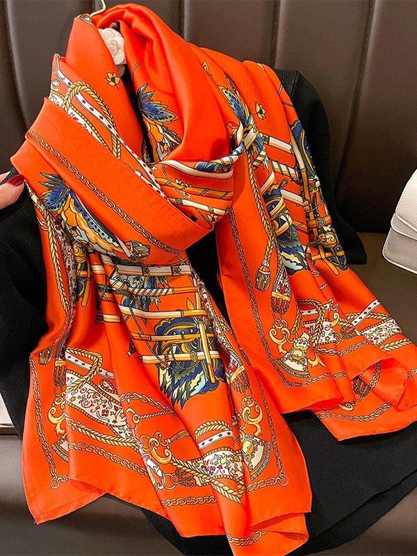 Printed Sun Protection Shawl&Scarf